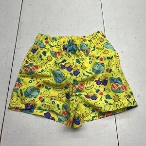 Disney Yellow Printed Swim Trunks Boys Size 3T 