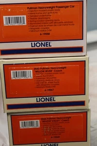 3 Lionel Pullman Heavyweights Passenger Cars - Picture 1 of 13