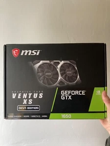 MSI GEFORCE GTX VENTUS 1650 OCV1 GRAPHICS CARD - Picture 1 of 3