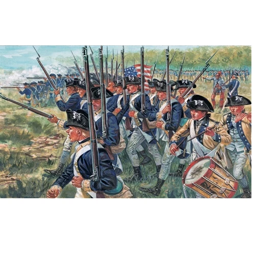 Soldati Americani Indipendenza scala 1:72 Italeri 6060 - Immagine 1 di 4