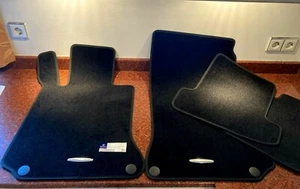 Alfombrillas de terciopelo originales Mercedes Clase E Coupe Cabrio C207 W207 A207 - Imagen 1 de 3
