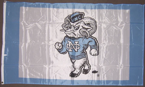 UNC Goats North Carolina Tar Heels Horizontal High Quality Flag 3x5ft Cover