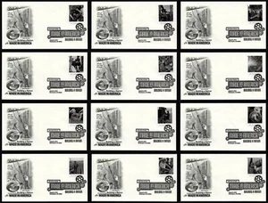 USA, SCOTT # 4801 (A-L), SET OF 12 ARTCRAFT FDC COVERS BUILDING A NATION 2013 - Picture 1 of 13