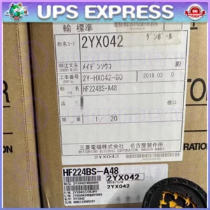 HF224BS-A48 Mitsubishi Servo Motor Expedited Shipping UPS Express Free Tax - Picture 1 of 6