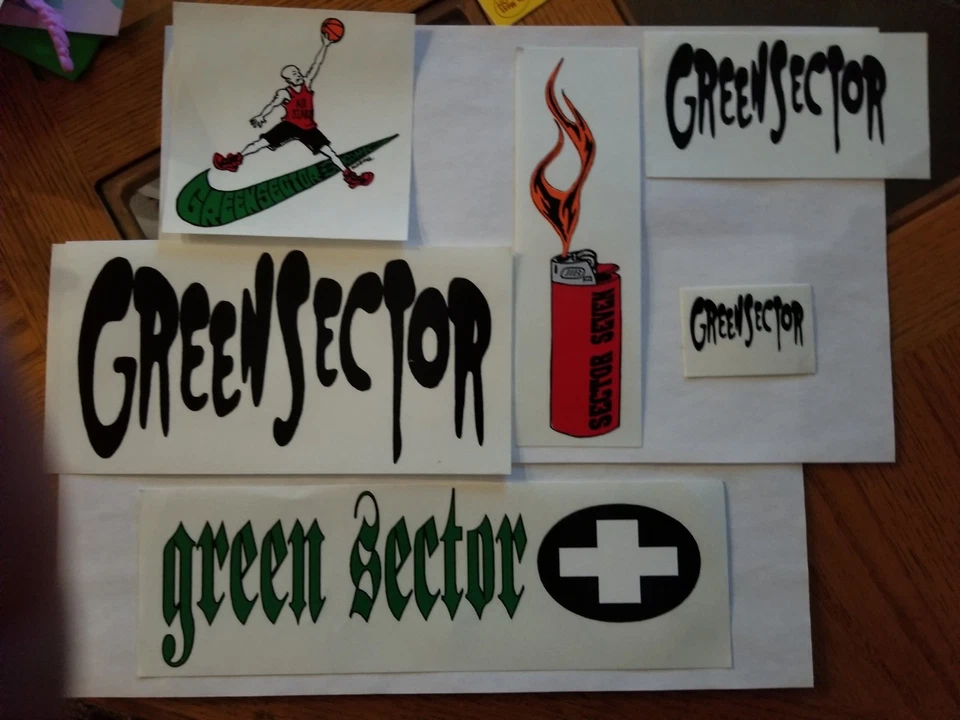 Greensector Green Sector new sticker Set very rare collectible 90s - Image 1 of 1