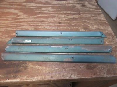 Ford Galaxie 500 1962 sedán de 4 puertas panel de puerta interior tapas de metal molduras piezas Foto 1 de 4