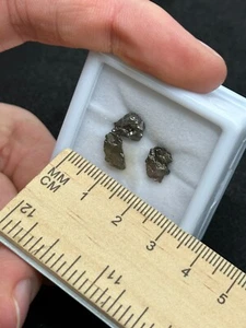 Lot of Meteorite Specimens in Gem Jar- Vintage Estate Find - Picture 1 of 3
