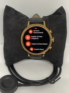 Fossil Gen 4 Authentic Digital Dial Smart Watch Custom Band FTW6018 AB354 - Picture 1 of 10