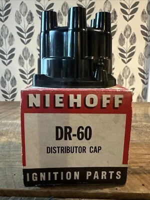 TAPA DISTRIBUIDOR NUEVA NIEHOFF DR-60 1963-1974 AMC, JEEP,IH,GM,GMC,CHECKER Foto 1 de 4