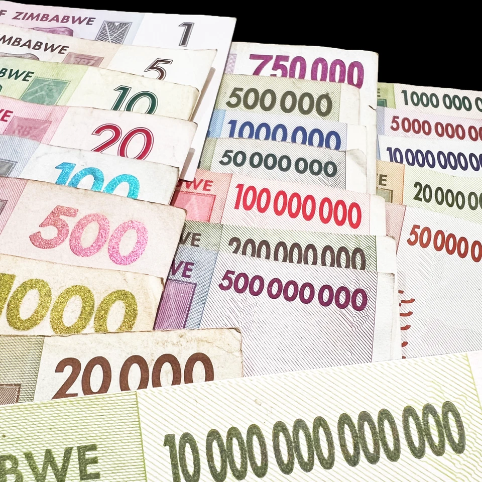 Lote de billetes desaparecidos Hyperinflation World colección de monedas Foto 1 de 1