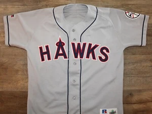 Boise Hawks Game Used Minor League Baseball Trikot 42 genäht Russell Athletic grau - Bild 1 von 7