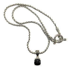 Collar colgante de ónix y diamantes de plata esterlina 925 Balissima by EFFY ® - Imagen 1 de 8