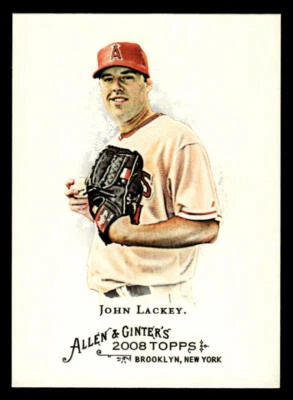 2008 Topps Allen & Ginter #125 John Lackey Card Los Angeles Angels - Image 1 of 2