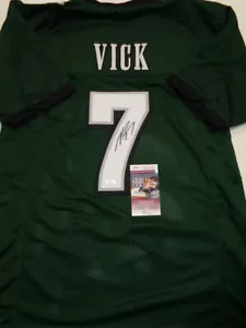 Camiseta deportiva firmada autografiada personalizada de Michael Vick de los Philadelphia Eagles con certificado de autenticidad - Imagen 1 de 3
