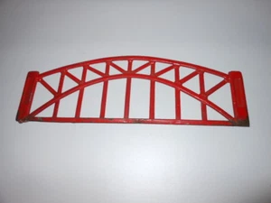 alte Märklin H0 467 Blech Bogenbrückenseitenteil rot  - Bild 1 von 3