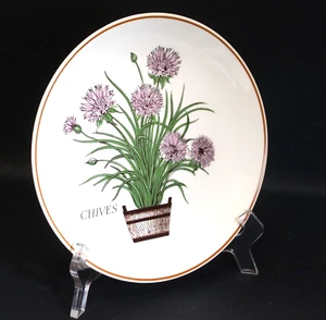 Vintage Nelson Lebo Herbs Salad Plate Chives - Picture 1 of 5