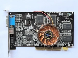 Nvidia Geforce 4 MX460N AGP video card - Picture 1 of 3