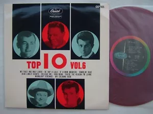 RED VINYL / GENE VINCENT BOBBY DARLIN CINDY MALONE TEX RITTER - Imagen 1 de 2