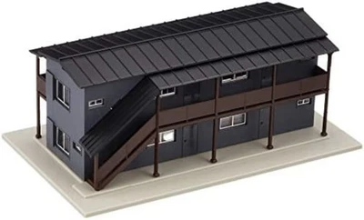 Tommy Tech TOMIX N Gauge Apartment Dark Grey 4227 F/S w/Tracking# New from Japan - Image 1 of 2