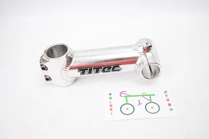 Vintage Titec Stem 1 1/8 in Threadless 25.4 mm MTB Bike 120mm 2 Bolt Silver 90s - Picture 1 of 5