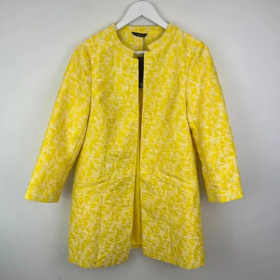 M&CO Dress Jacket Size UK 12 Yellow BNWT Ladies Coat Smart  - Image 1 of 4