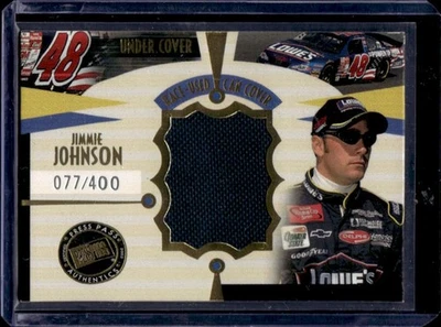 Press Pass Eclipse Jimmie Johnson 2002 bajo cubierta Gold Drivers #77/400 Foto 1 de 2