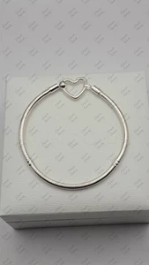 Original PANDORA Moments Armband mit Herzverschluss 599539C00 6,7 (17 cm) mit Box - Bild 1 von 5