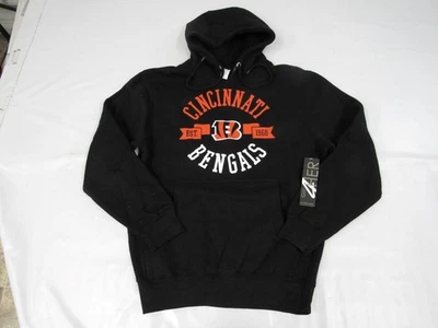 New Cincinnati Bengals EST 1968 Womens Size S Small Black Hoodie - Image 1 of 3