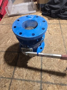 American Valve Cast Iron Flanged End Ball Valve 4" 200W (3700-4) 3700 Series - Picture 1 of 4
