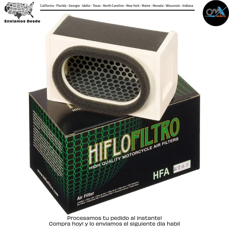 AIR FILTER Kawasaki Zr-7S Zr-7 ZR550 Zephyr ZR750C Zephyr 91-03 Kawasaki Zr-7S - Image 1 of 1