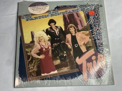 Dolly Parton, Linda Ronstadt, Emmylou Harris "Trio" 1987 Vinyl LP in Shrink EXC - Image 1 of 4