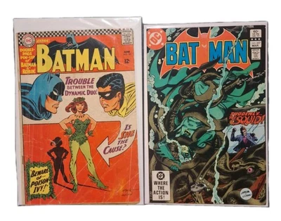BATMAN #181 #357 FIRST APP POISON IVY (NO PIN-UP) FIRST APP KILLER CROC - Image 1 of 4