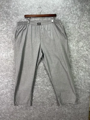 Pantalones Polo Ralph Lauren Para Hombre XL Gris A Cuadros Salón Algodón Elástico Cintura Bolsillos Foto 1 de 4