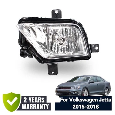 Lâmpada de neblina dianteira esquerda para motorista Volkswagen Jetta GLI 2015-2018 com lâmpada LED - Imagem 1 de 4