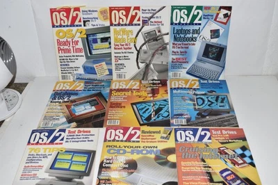 OS2  MAGAZINE LOT OF 9 ISSUES- 1994- INCLUDES DEC 1993 #1 ISSUE   (XDV89) - Image 1 of 4