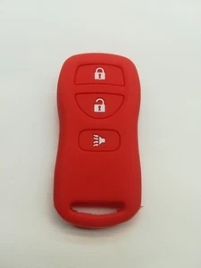 Cubierta de llave roja para NISSAN XTERRA PATHFINDER FRONTIER TITAN VERSA SENTRA MURANO - Imagen 1 de 4