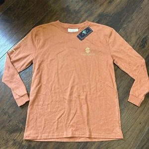 NWT Simply Southern "Hey Pumpkin" Long Sleeve Crew T-Shirt Rust Youth Medium - Picture 1 of 7