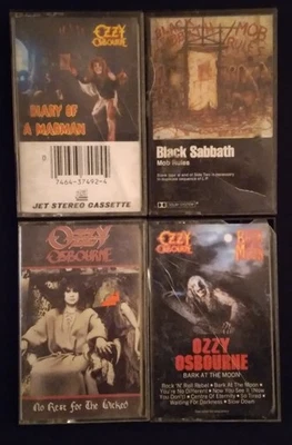 OZZY OSBOURNE (4) CASSETTES - Image 1 of 2