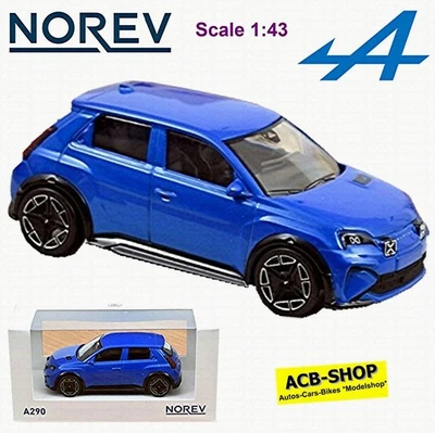 Alpine A290 GT 2025 Alpine Vision Blau Blue 1:43 Norev 519203