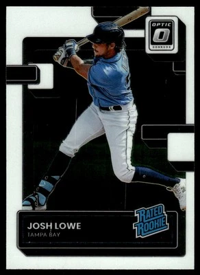 2022 Donruss Optic RATED ROOKIE Josh Lowe Rookie Tampa Bay Rays #55 - Image 1 of 2