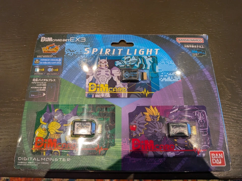 Juego de cartas digitales Monster Dim EX3 Spirit Light Digimon Frontier Foto 1 de 1