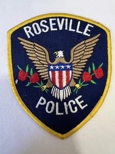 Vintage Roseville Michigan Police Patch ‘4x’5 Brand New - Picture 1 of 5