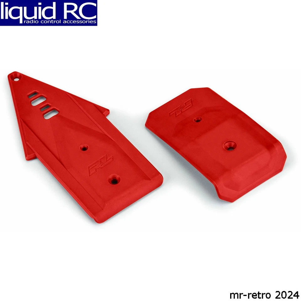 Pro-Line 639507 Bash Armor F/R Skid Plates Red for ARRMA 3S Vehicles ($14.99) - Image 1 of 1