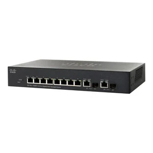 Cisco Small Business SG300-10 Switch géré 8 x 10-100-1000 (PoE + 2 X SFP Gigab - Photo 1/3