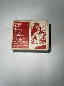 Vintage Swingline 3/8 Heavy Duty Staples (New Open Box) - Picture 1 of 5