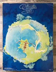 S VINTAGE 1972 YES Fragile Song Book Album Sheet Music Lyrics Guitar Piano Vocal - Picture 1 of 4