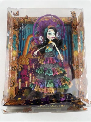 Mattel Monster High Howliday Dia De Muertos Skelita Calaveras 2024 Doll DMG Box - Image 1 of 4