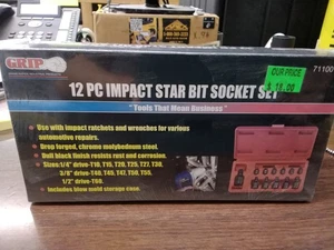 12 Pc Impct Star Bit Sockets - Picture 1 of 2