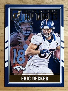 Donruss Peyton Manning Top Targets #6 2016 Eric Decker/Peyton Manning (nuevo) - Imagen 1 de 2