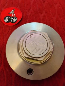 x1 ULTRA ALUMINUM 7" MAG WHEEL CENTER CAP HUB Flat Aluminum. # 89-9088 #899088 - Picture 1 of 8